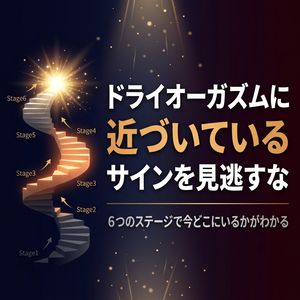 ドライオーガズムに近づいているサインを見逃すな