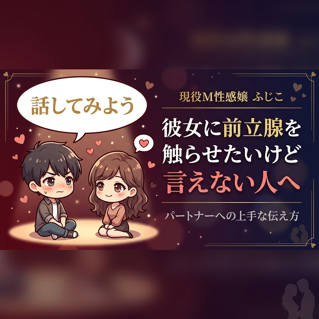彼女に前立腺を触らせたいけど言えない人へ——パートナーへの上手な伝え方